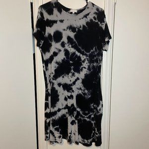 Tie-Die Dress w/Pockets 1x